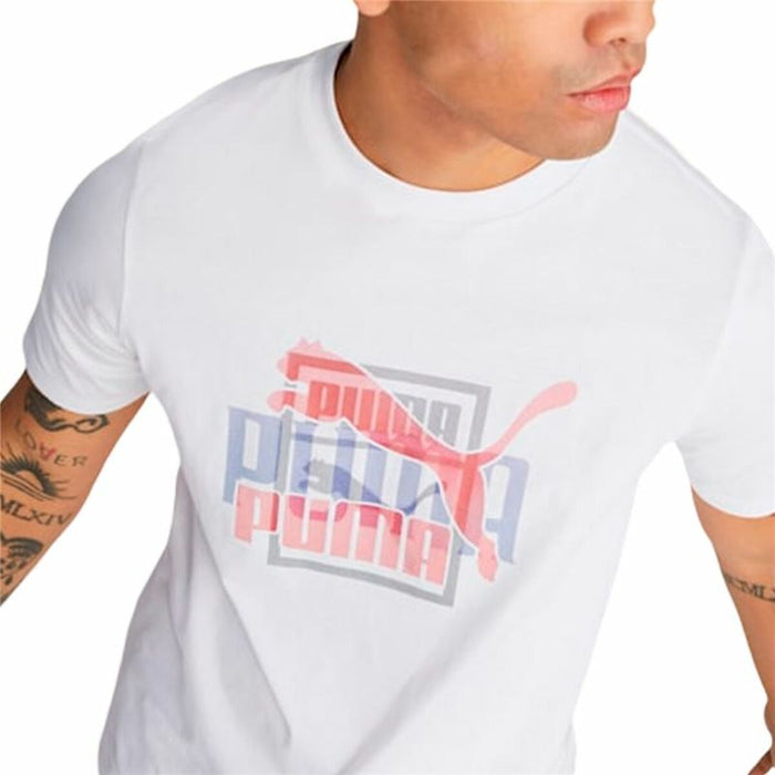 Tricou cu Mânecă Scurtă Unisex Puma Classics Alb