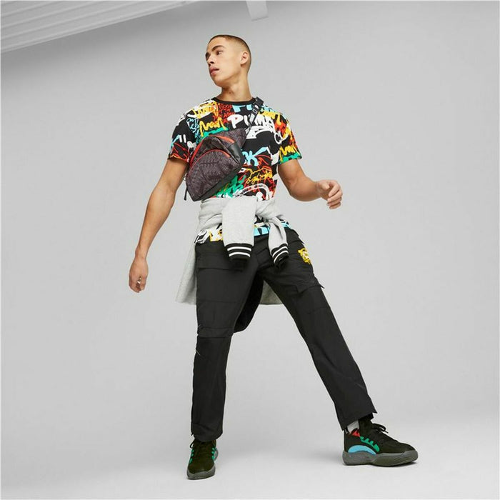 Tricou cu Mânecă Scurtă Bărbați Puma Graffiti Negru