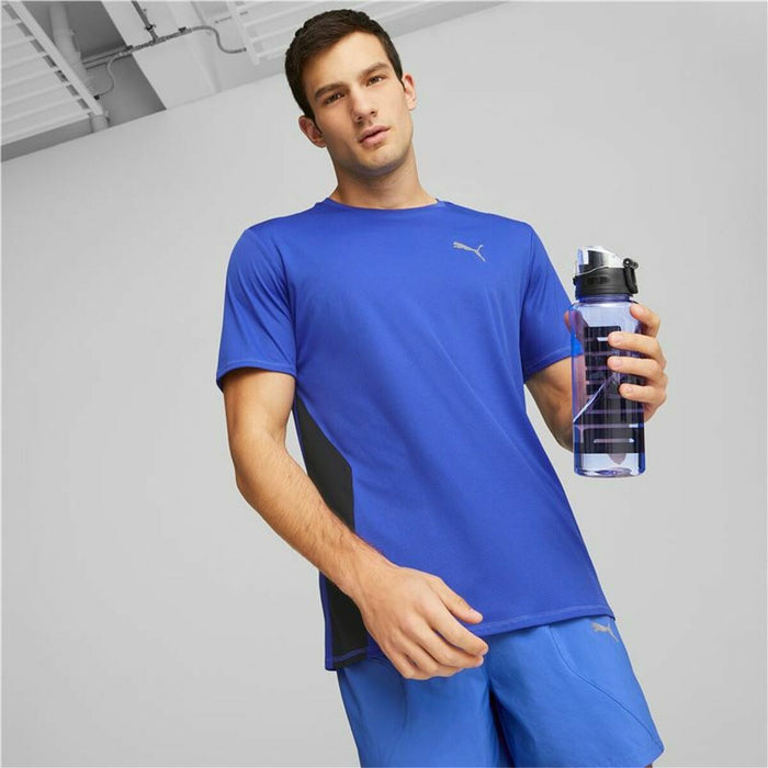 Tricou cu Mânecă Scurtă Bărbați Puma  Run Favorite Albastru