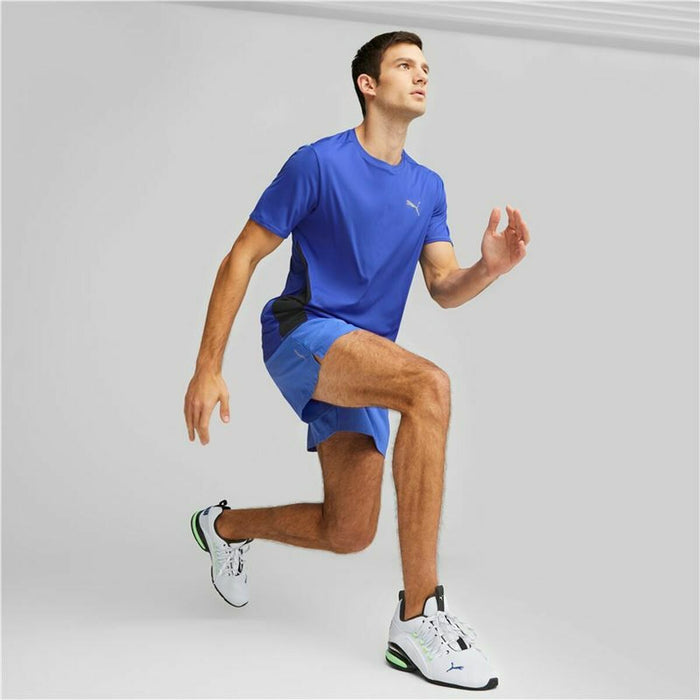 Tricou cu Mânecă Scurtă Bărbați Puma  Run Favorite Albastru