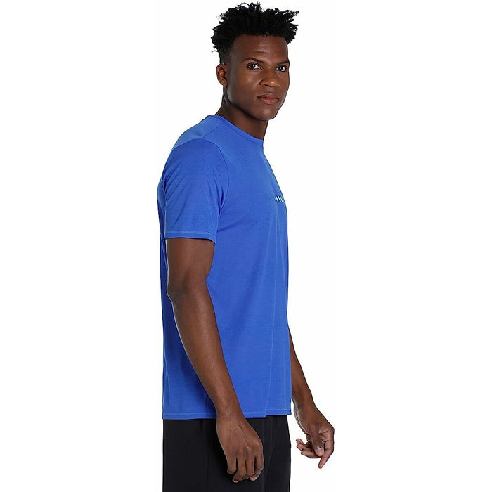 Tricou cu Mânecă Scurtă Bărbați Puma Run Favorite Logo Albastru