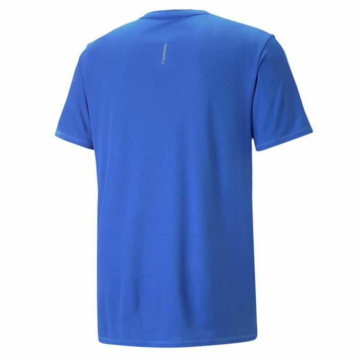 Tricou cu Mânecă Scurtă Bărbați Puma Run Favorite Logo Albastru