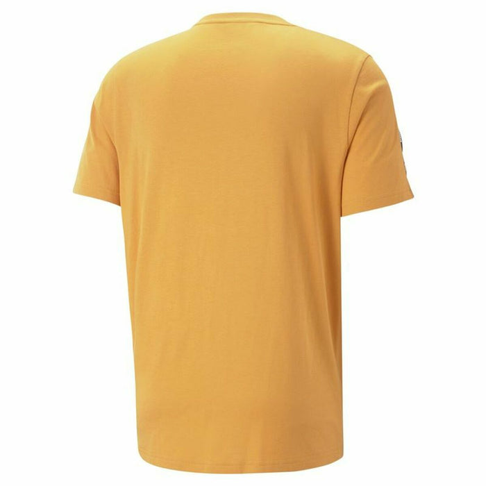 Tricou cu Mânecă Scurtă Bărbați Puma Graphics Wave Portocaliu închis