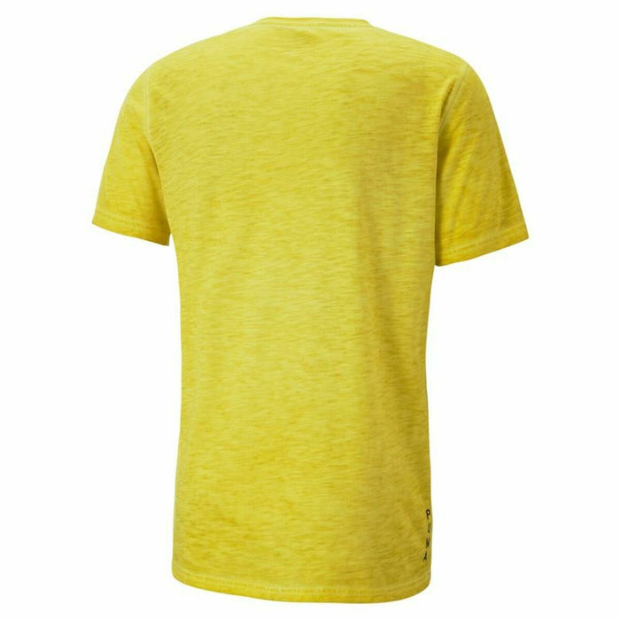 Tricou cu Mânecă Scurtă Bărbați Puma Studio Foundation Galben