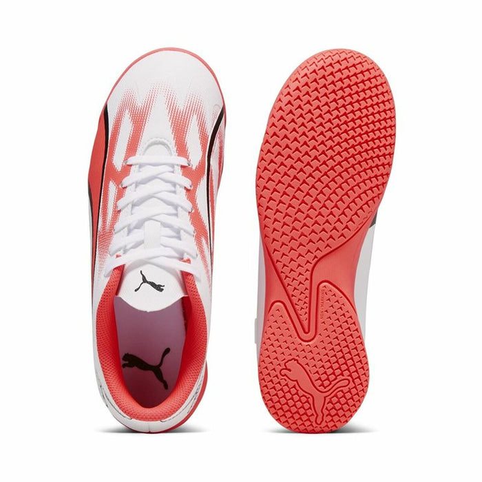 Încălțăminte de Fotbal Sală pentru Copii Puma Ultra Play It Coral Alb Unisex