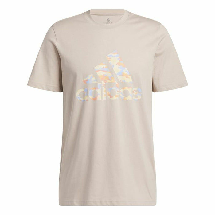 Tricou cu Mânecă Scurtă Bărbați Adidas Bej Camuflaj