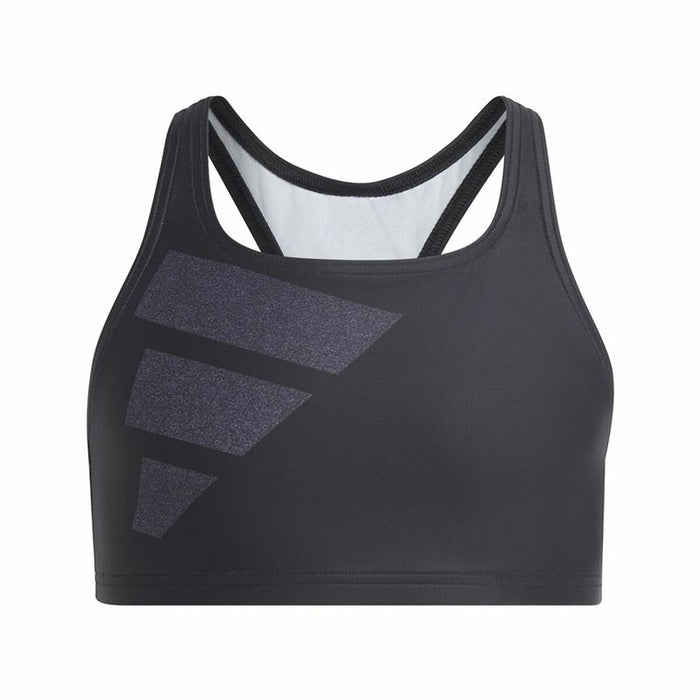 Bikiniul-Chilot Pentru Fete Adidas Big Bars Negru