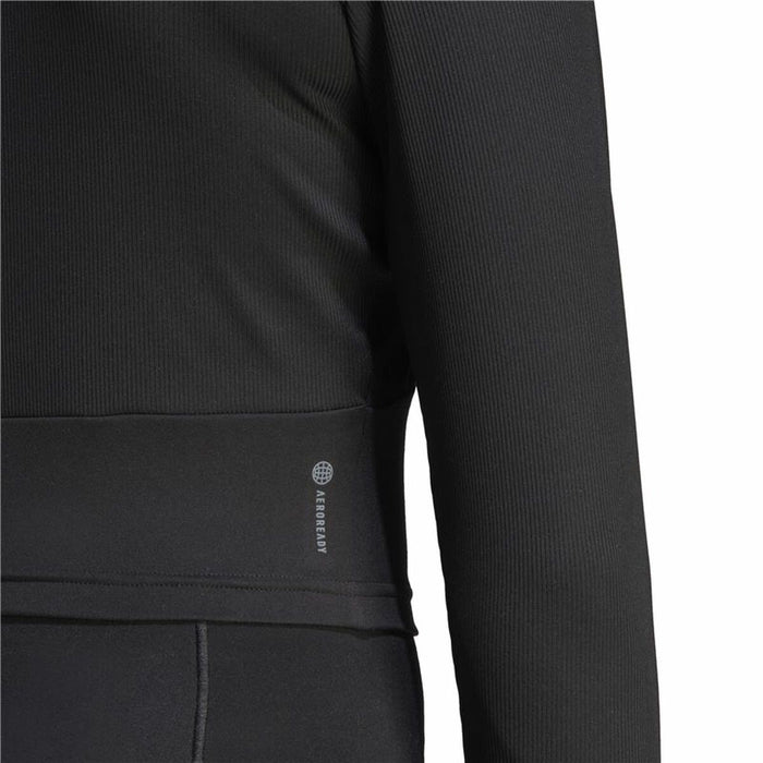Tricou cu Mânecă Lungă Femei Adidas Studio Negru
