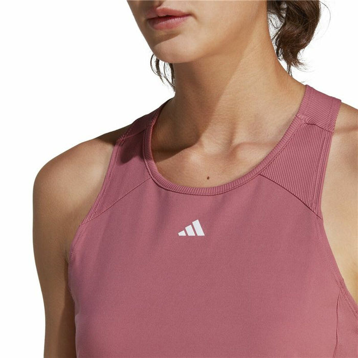 Tricou de Damă fără Mâneci Adidas Studio Roz