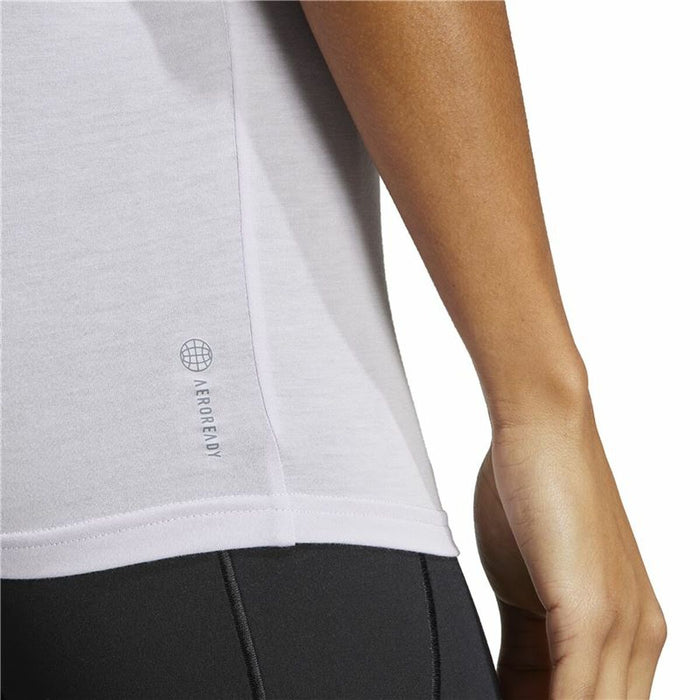 Tricou cu Mânecă Scurtă Femei Adidas Studio Oversized Liliachiu