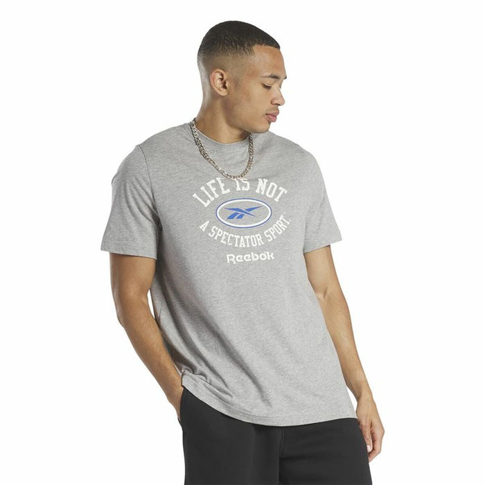 Tricou cu Mânecă Scurtă Bărbați Reebok GS Not Spectator Gri