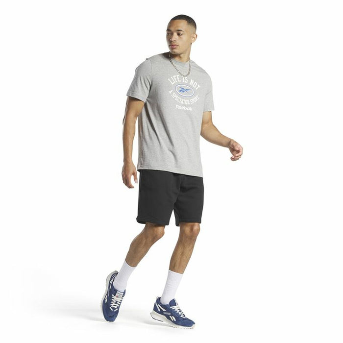 Tricou cu Mânecă Scurtă Bărbați Reebok GS Not Spectator Gri