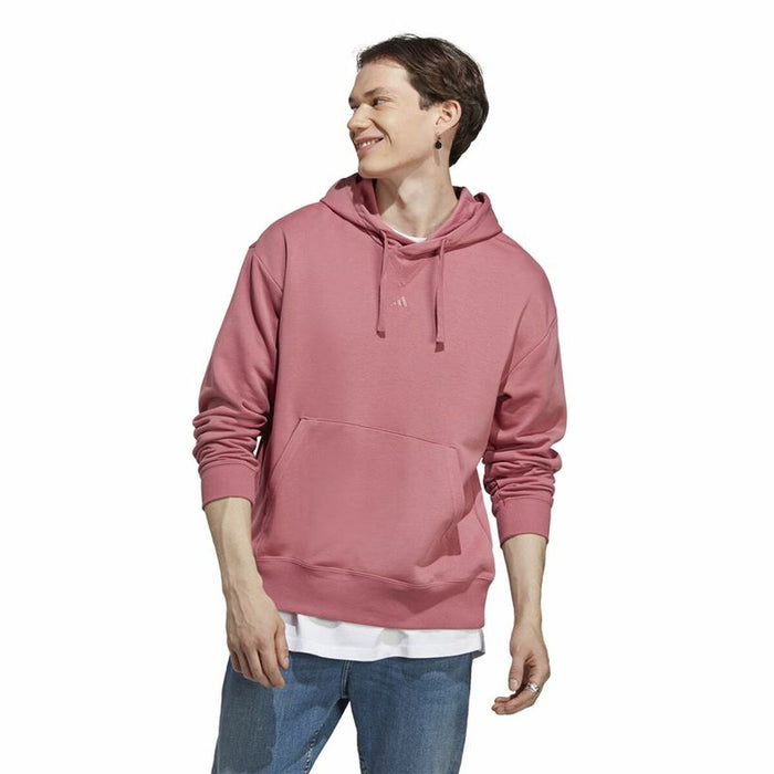 Hanorac cu Glugă Bărbați Adidas All Szn Hd Alb Somon
