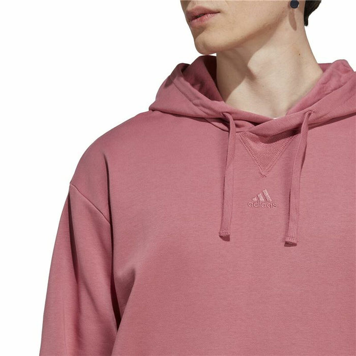 Hanorac cu Glugă Bărbați Adidas All Szn Hd Alb Somon