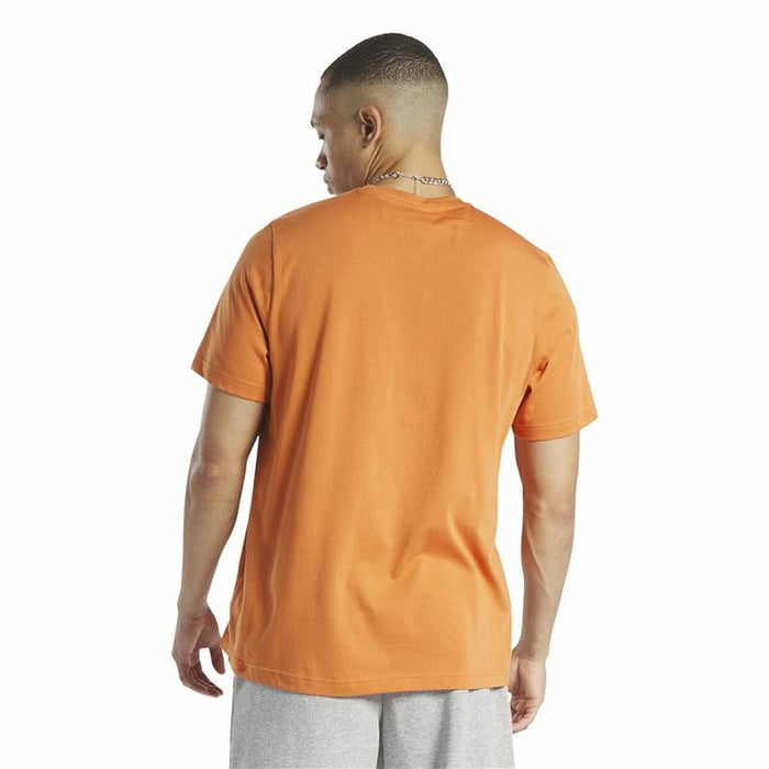 Tricou cu Mânecă Scurtă Bărbați Reebok Graphic Series Portocaliu