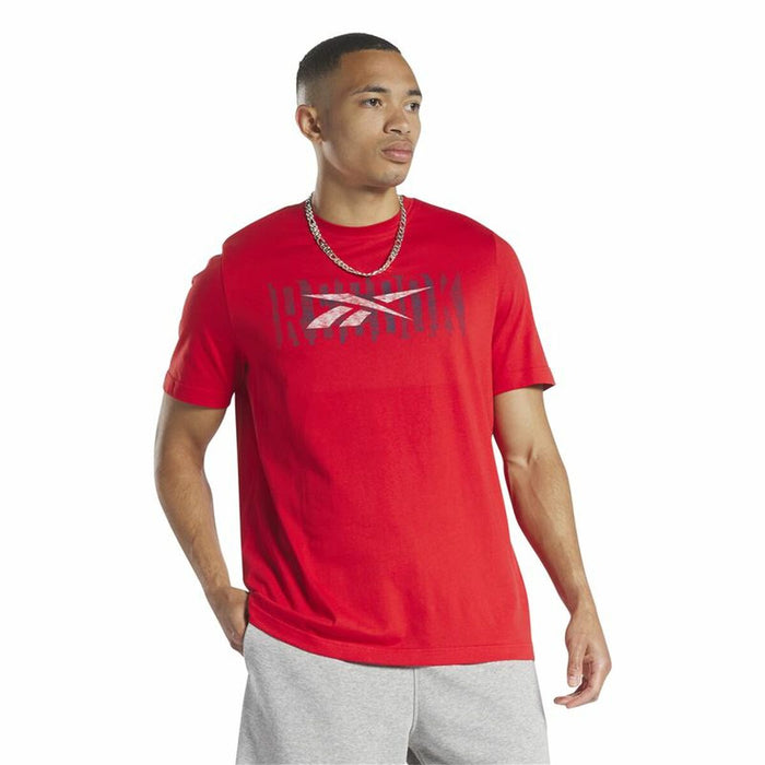 Tricou cu Mânecă Scurtă Bărbați Reebok Graphic Series Roșu
