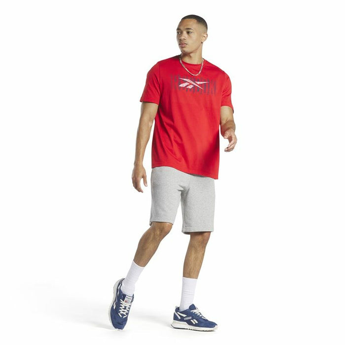 Tricou cu Mânecă Scurtă Bărbați Reebok Graphic Series Roșu