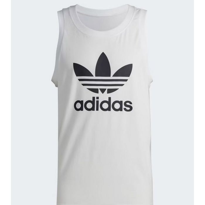 Tricou de Bărbați fără Mâneci Adidas  TREFOIL TANK IA4808  Alb
