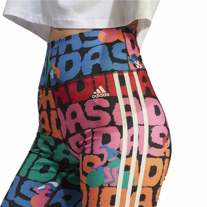Colanți Sport de Damă Adidas Farm Bikert Multicolor