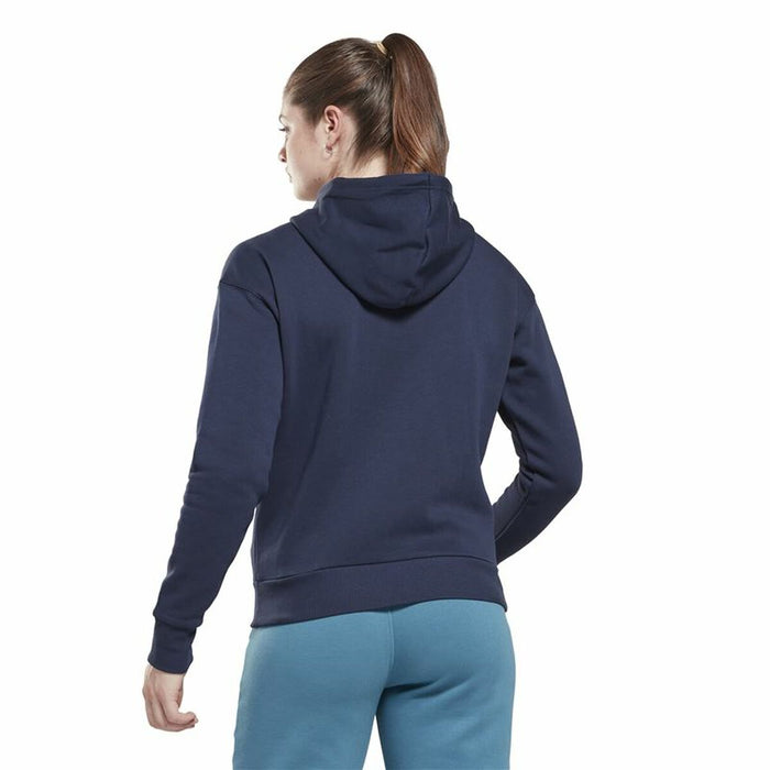 Hanorac cu Glugă Femei Reebok Doorbuster Identity Albastru închis