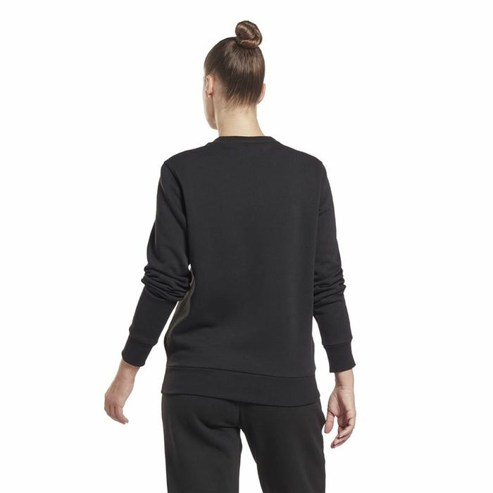Hanorac fără Glugă Femei Reebok Vector Graphic Crew Negru