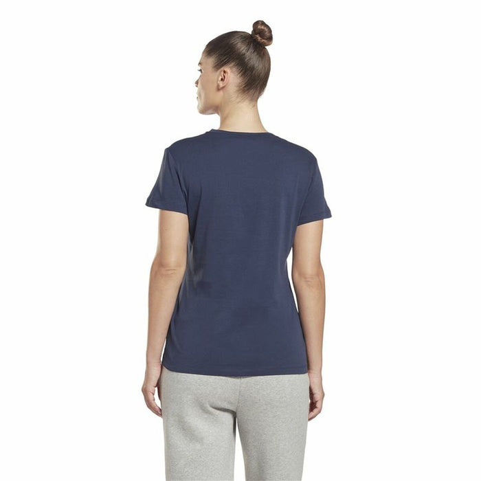 Tricou cu Mânecă Scurtă Femei Reebok Doorbuster Graphic  Albastru închis