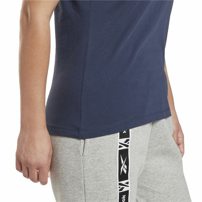 Tricou cu Mânecă Scurtă Femei Reebok Doorbuster Graphic  Albastru închis