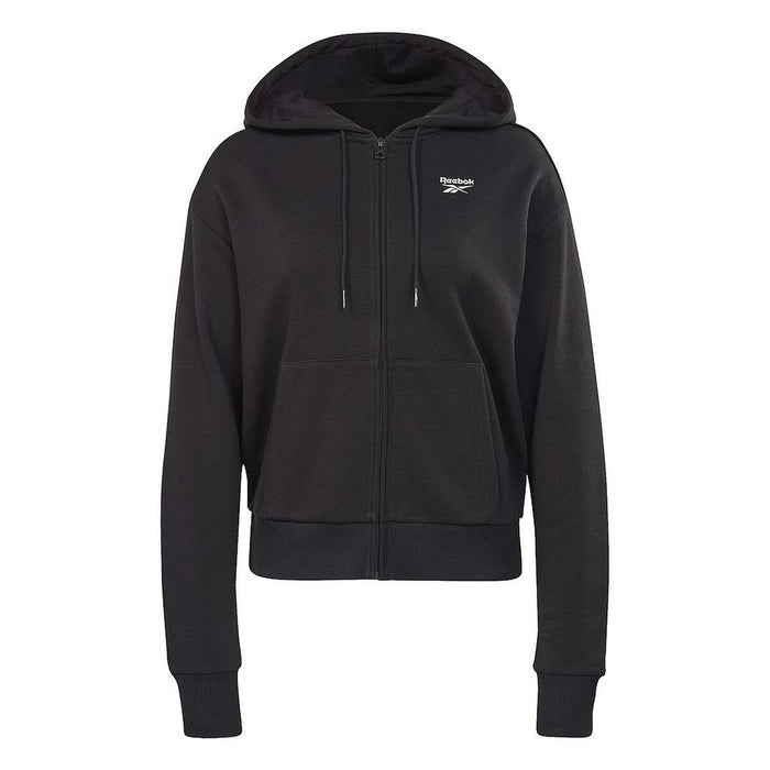 Hanorac cu Glugă și Fermoar Femei Reebok  RI SL FRENCH TERRY H54754 Negru