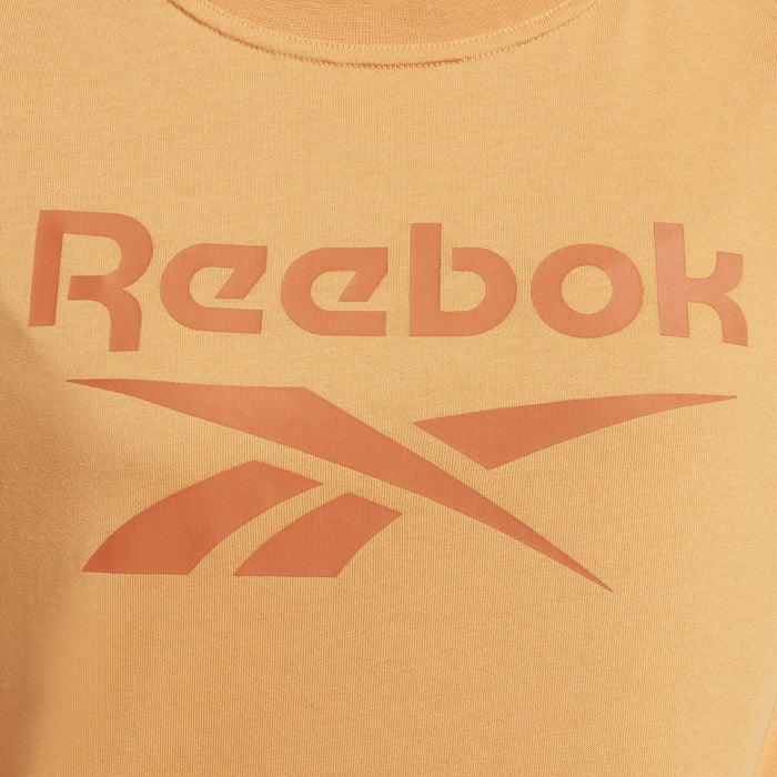 Tricou cu Mânecă Scurtă Femei Reebok  RI BL CROP TEE HT6206 Portocaliu