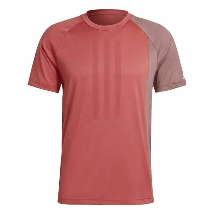 Tricou cu Mânecă Scurtă Bărbați Adidas  Colourblock Roșu