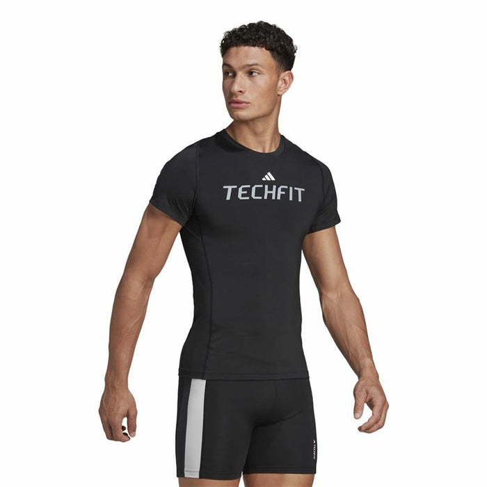 Tricou cu Mânecă Scurtă Bărbați Adidas Graphic Negru