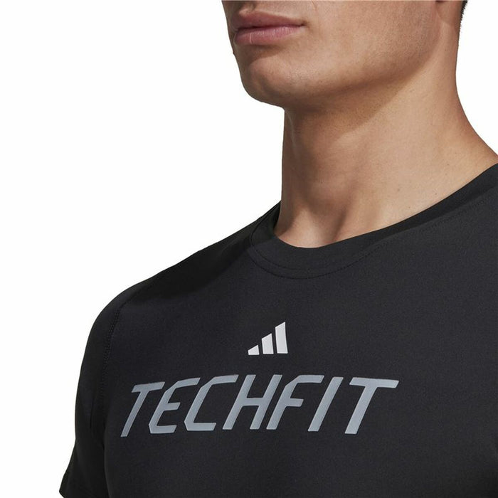 Tricou cu Mânecă Scurtă Bărbați Adidas Graphic Negru