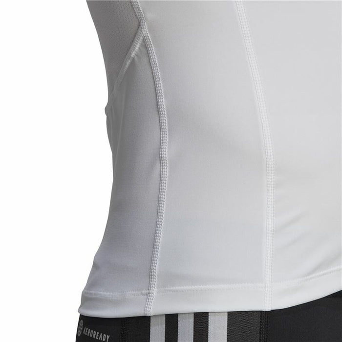 Tricou cu Mânecă Scurtă Bărbați Adidas techfit Graphic  Alb