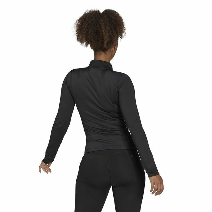 Tricou cu Mânecă Lungă de Damă Adidas Negru