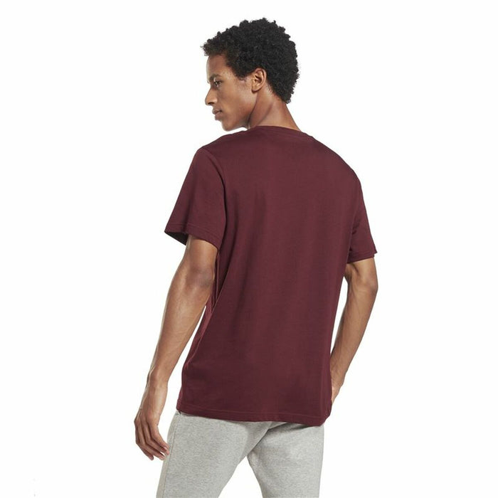 Tricou cu Mânecă Scurtă Bărbați Reebok RI Logo Castaniu