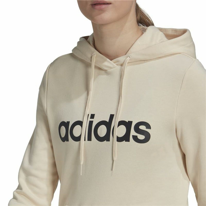 Hanorac cu Glugă Femei Adidas Essentials Logo Bej