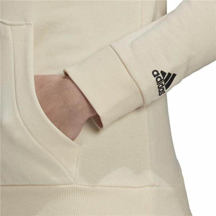 Hanorac cu Glugă Femei Adidas Essentials Logo Bej