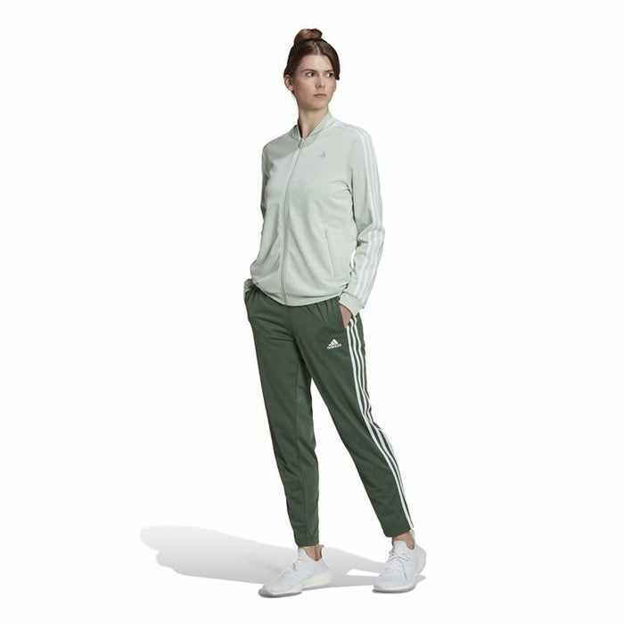Trening Damă Adidas Essentials 3 Stripes Verde deschis