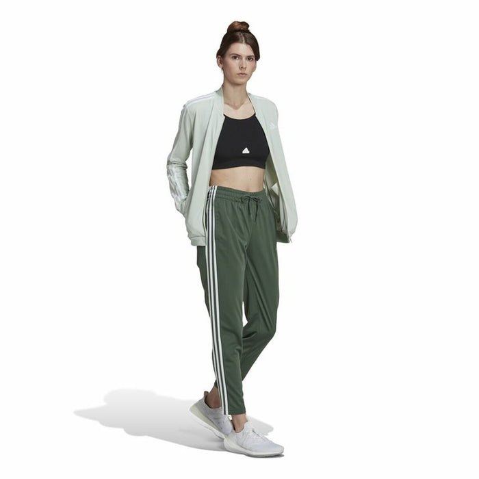 Trening Damă Adidas Essentials 3 Stripes Verde deschis