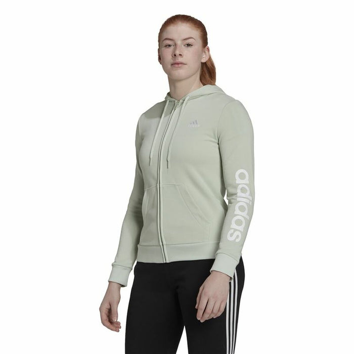 Jachetă Sport de Damă Adidas Essentials Logo Verde deschis