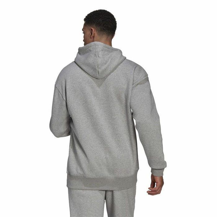 Hanorac cu Glugă Bărbați Adidas FeelVivid Fleece Drop Gri