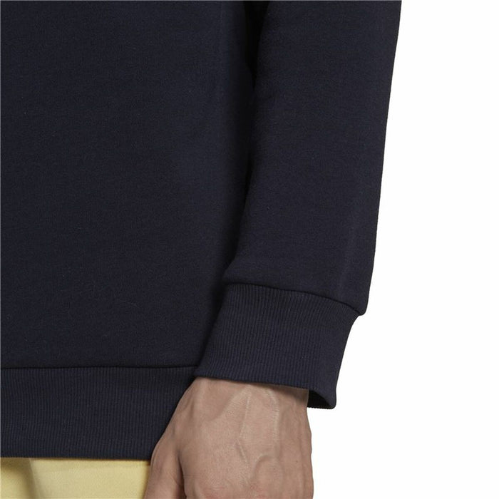 Hanorac fără Glugă Bărbați Adidas Essentials Big Logo Bleumarin Albastru închis