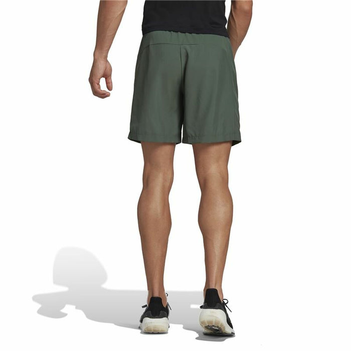 Pantaloni Scurți Sport pentru Bărbați Adidas Designed 2 Move Măslină