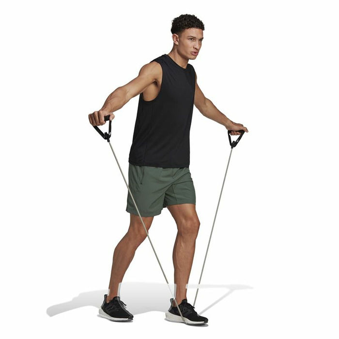 Pantaloni Scurți Sport pentru Bărbați Adidas Designed 2 Move Măslină