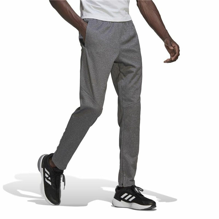 Pantaloni lungi de sport Adidas Aeroready Game And Go Gri Bărbați