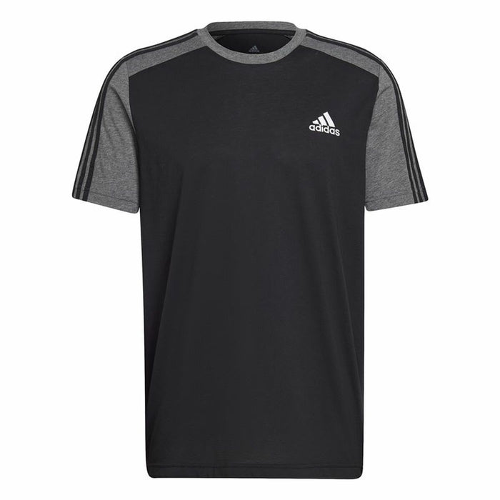 Tricou cu Mânecă Scurtă Bărbați Adidas  Essentials Melange Negru