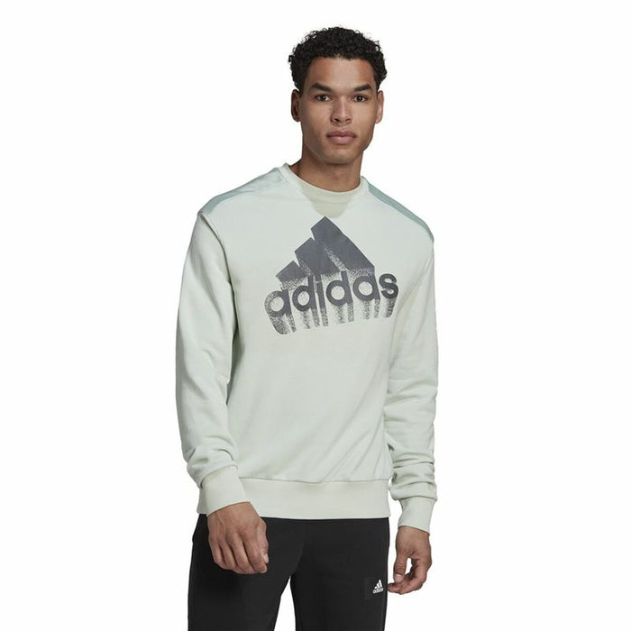 Hanorac fără Glugă Unisex Adidas Essentials Brand Love Turquoise