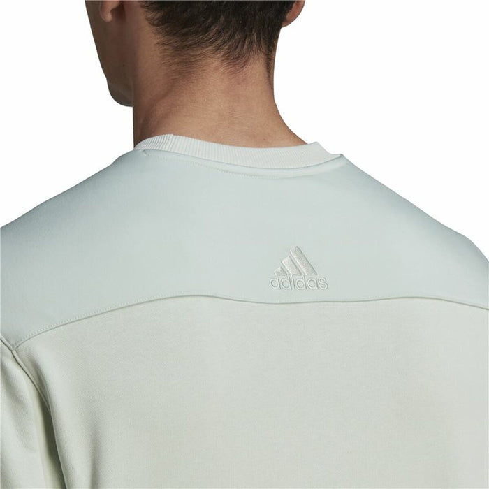 Hanorac fără Glugă Unisex Adidas Essentials Brand Love Turquoise