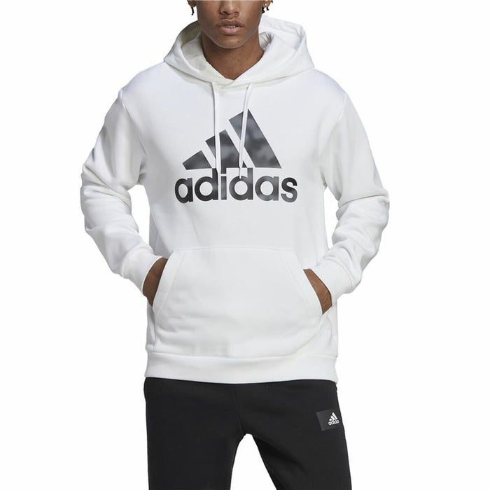 Hanorac cu Glugă Bărbați Adidas Essentials Camo Alb