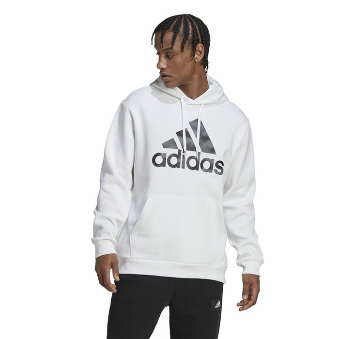 Hanorac cu Glugă Bărbați Adidas Essentials Camo Alb